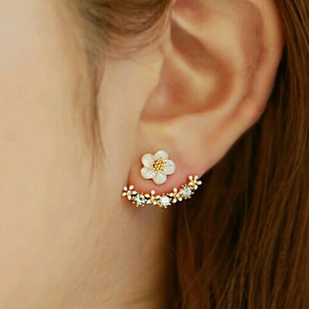 💥LAST ONE💥Rose Gold 925 Ear Jacket - Picture 2 of 5
